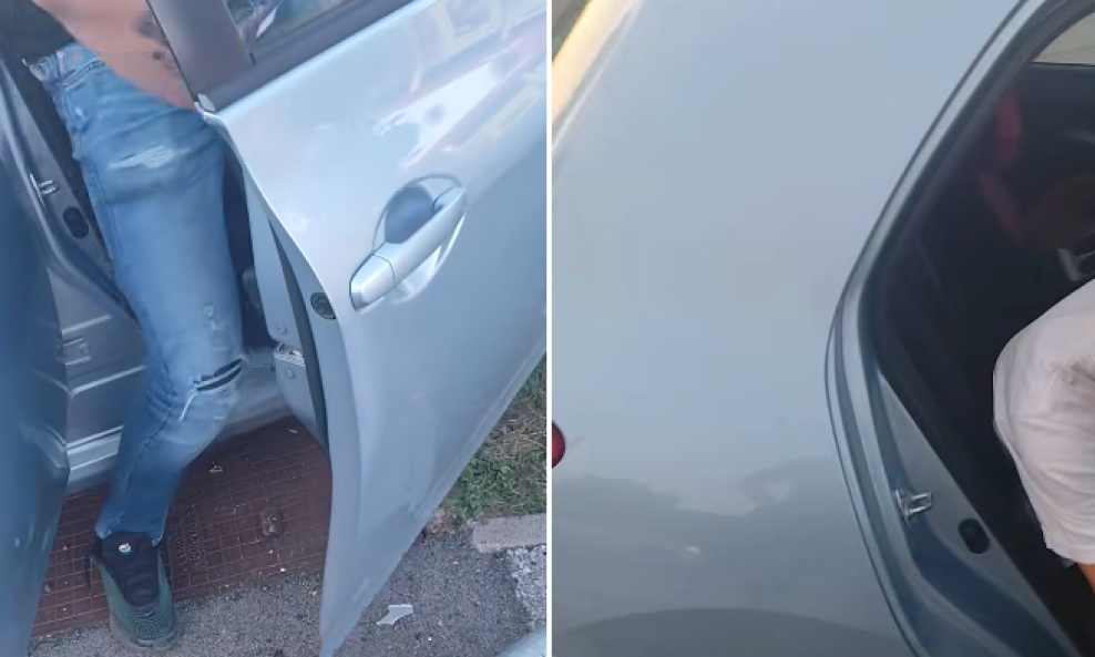 Vilim Cvok objavio je snimke trojice mladića koji glume da izlaze iz automobila i preuzimaju krivnju, kao da su oni vozili