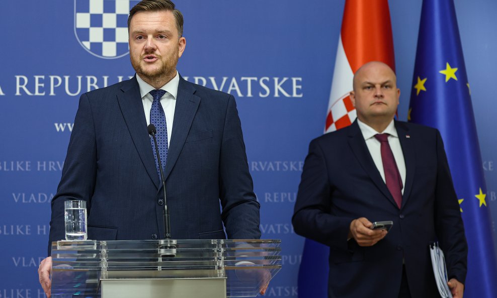 Marko Primorac i Ante Šušnjar na zajedničkoj konferenciji za novinare