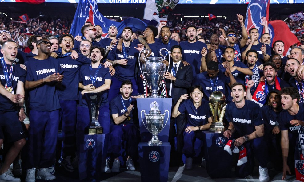 Slavlje igrača PSG-a