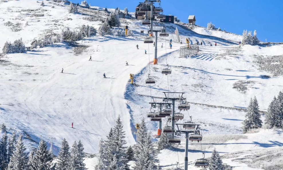 Jahorina zimi - ilustracija