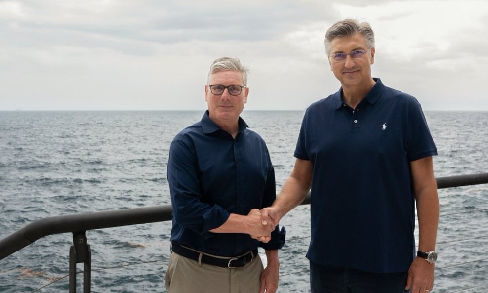 Keir Starmer i Andrej Plenković