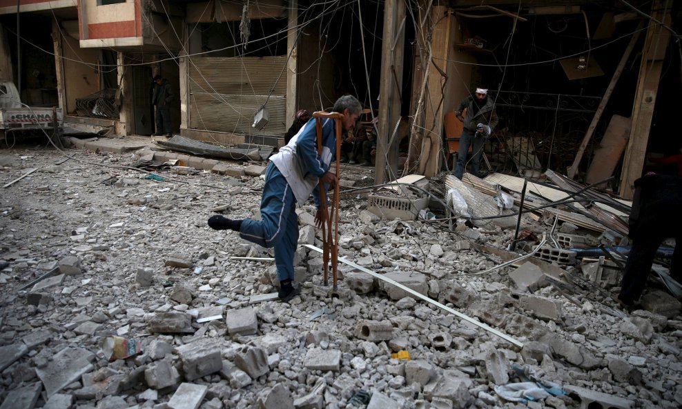 Damask ruševine nakon bombardiranja