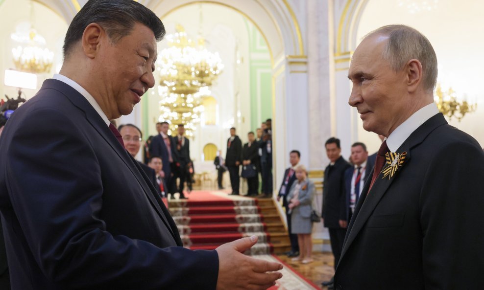 Xi Jinping i Vladimir Putin u svibnju u Moskvi