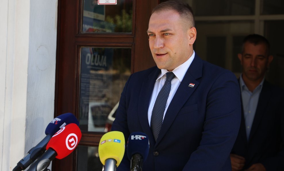 Ministar poljoprivrede David Vlajčić u Drnišu