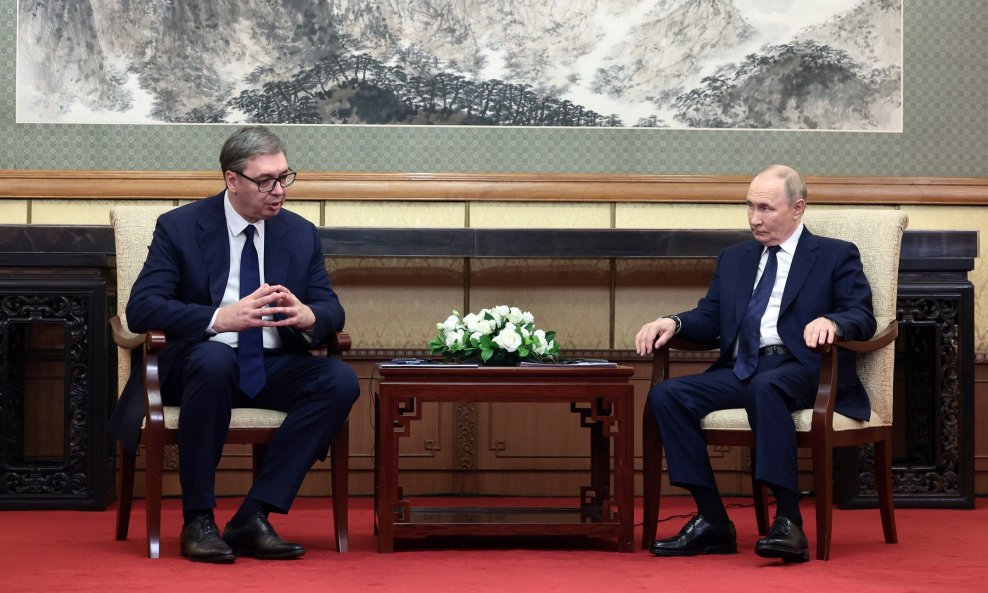 Aleksandar Vučić i Vladimir Putin