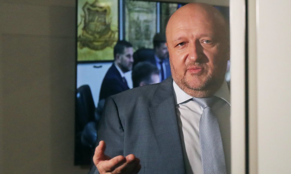 Tomislav Debeljak na tematskoj sjednici Gradskoga vijeća Grada Splita o aktivnostima Brodosplita