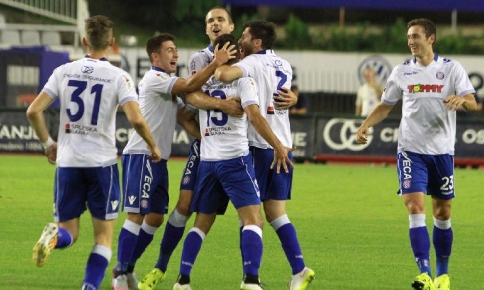 Hajduk slavi gol Malokua