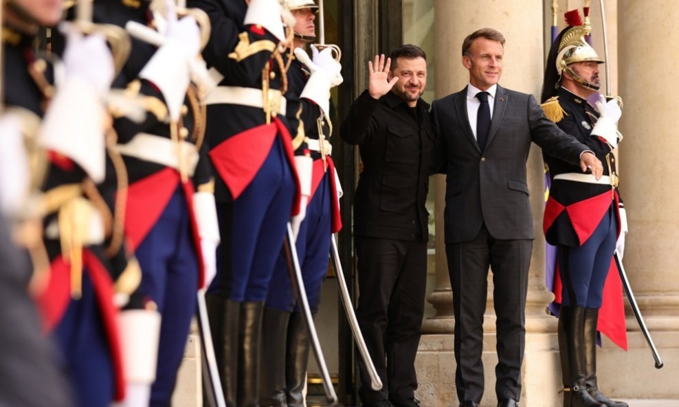Zelenski i MAcron