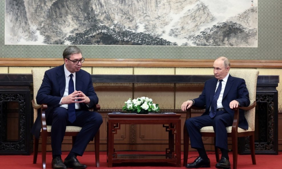 Aleksandar Vučić i Vladimir Putin