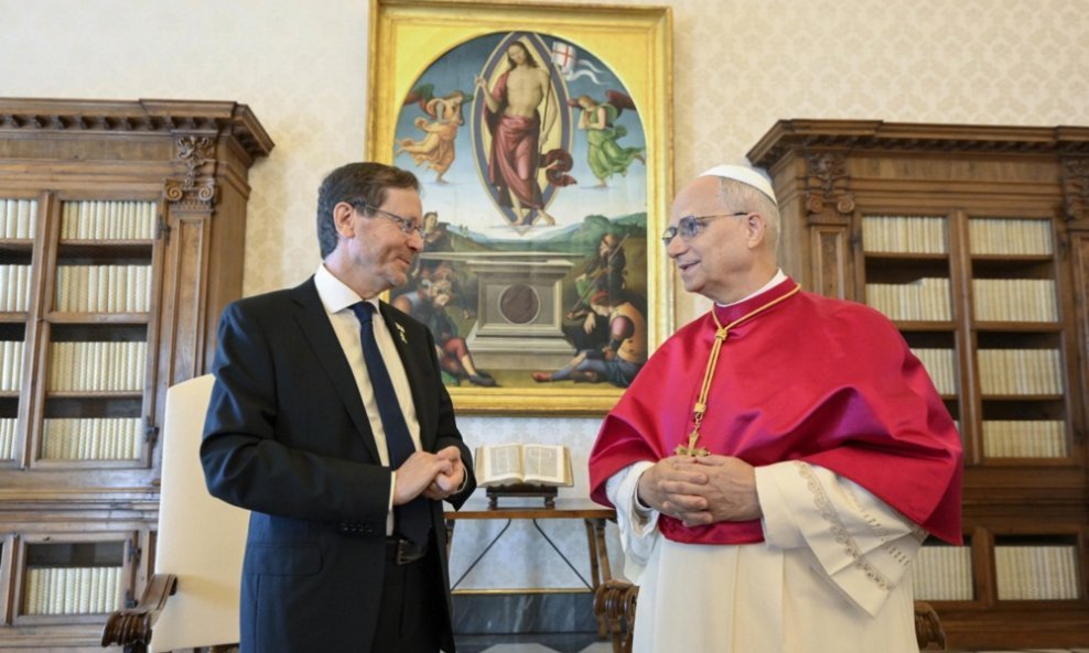 Isaac Herzog i Papa Lav