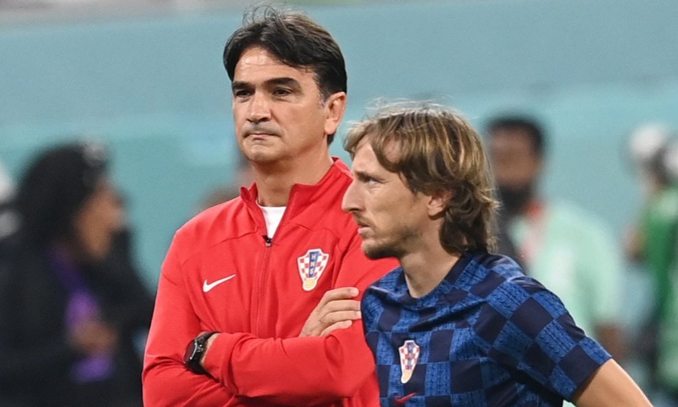 Zlatko Dalić i Luka Modrić Hrvatska