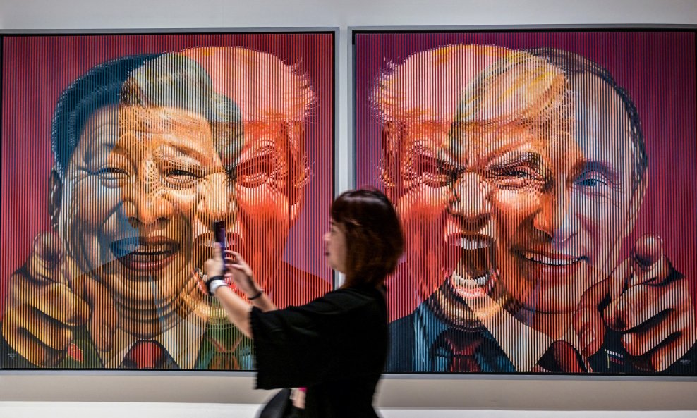 Xi Jinping, Donald Trump i Vladimir Putin