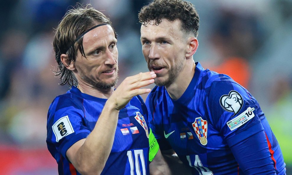 Luka Modrić i Ivan Perišić