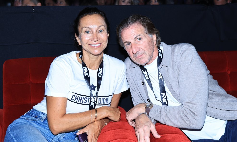 Iva Majoli i Roberto Calegari