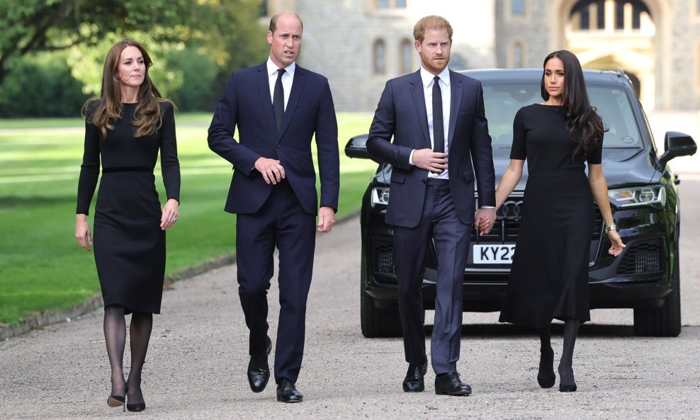 Kate Middleton, princ William, princ Harry, Meghan Markle