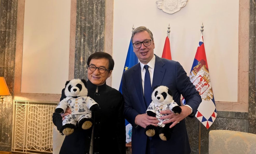 Jackie Chan i Aleksandar Vučić