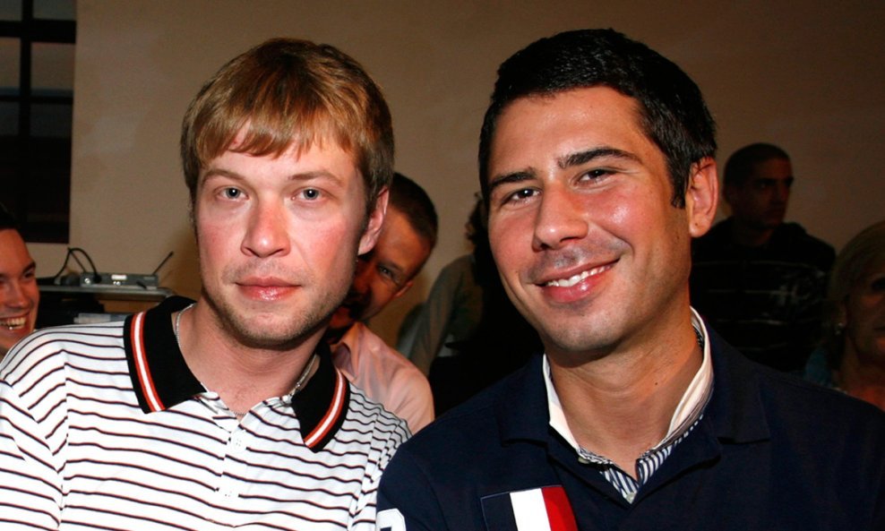 Saša Joka i Tomo Vrban na reviji Roberta Severa, 2008.