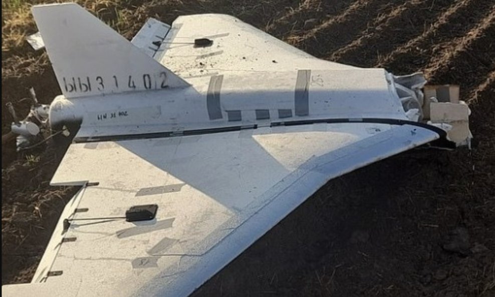 Jedan od ruskih dronova koji su pali u Poljskoj