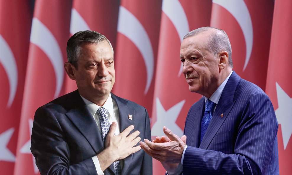 Ozgur Ozel i Recep Tayyip Erdogan