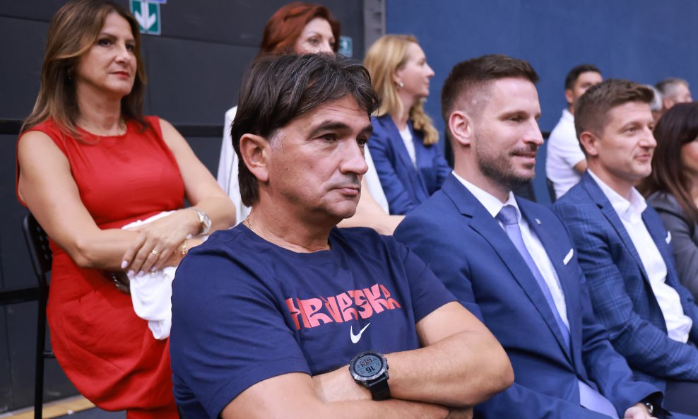 Zlatko Dalić sa suprugom na Davis Cupu u Osijeku