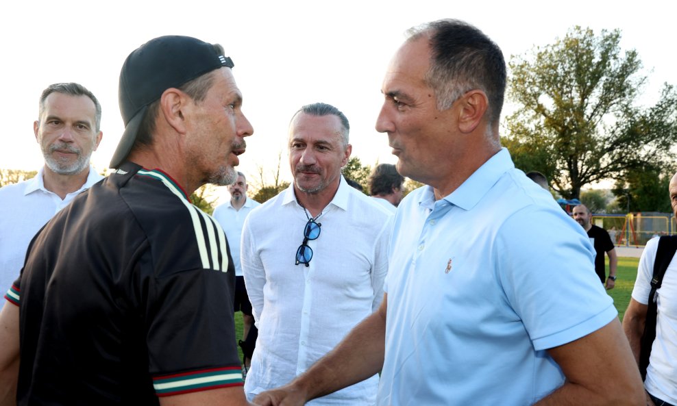 Zvonimir Boban  (lijevo) i Igor Štimac