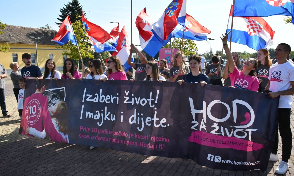 Hod za život u subotu je održan u Rijeci i Slavonskom Brodu