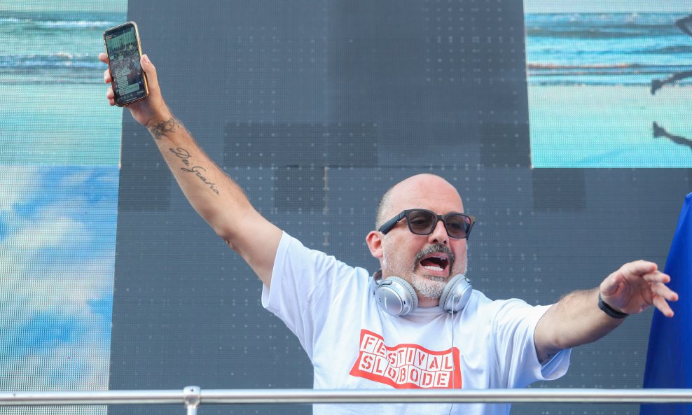 Tony Cetinski bio je DJ na 'Festivalu slobode'