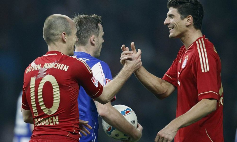 Arjen Robben i Mario Gomez