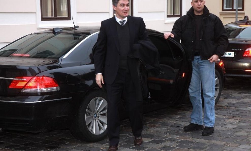 Milanovićev prvi dan na poslu u Banskim dvorima