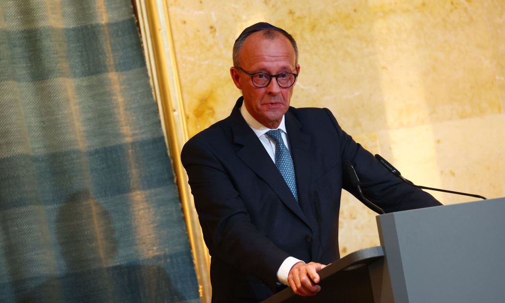 Friedrich Merz na otvaranju obnovljene minhenske sinagoge
