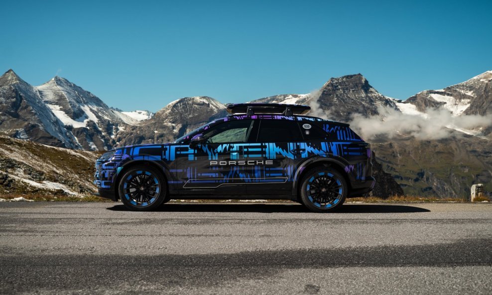 Porsche Cayenne Electric prototip - Grossglockner, Austrija