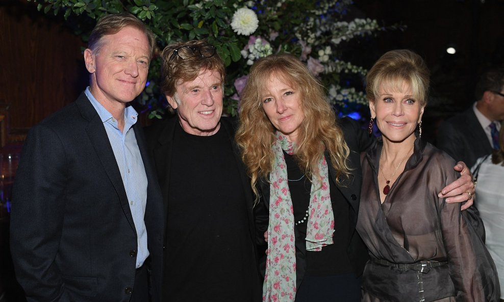 James Redford, Robert Redford, Shauna Redford i Jane Fonda