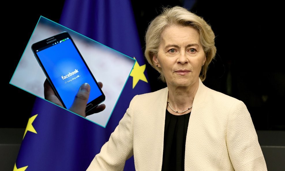 Ilustracija/Šefica Europske komisije Ursula von der Leyen/Facebook