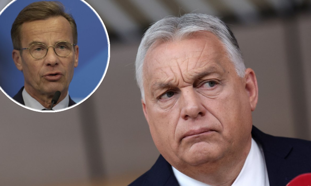 Viktor Orban i Ulf Kristersson (u krugu)