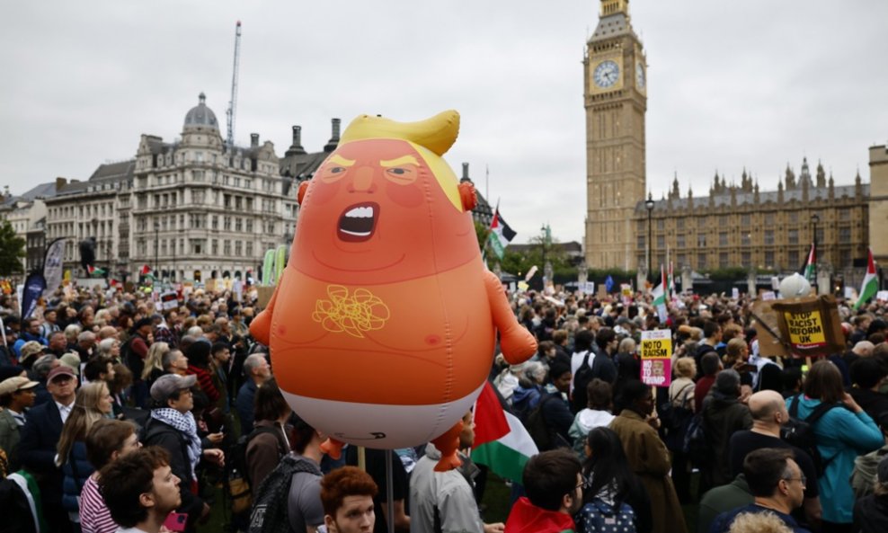 Prosvjed povodom Trumpova dolaska