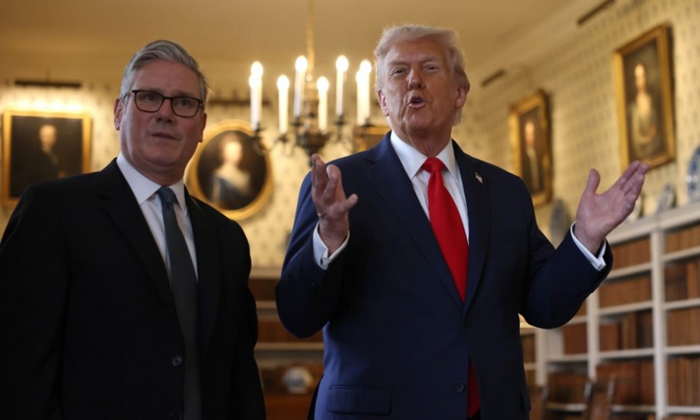 Donald Trump i Keir Starmer