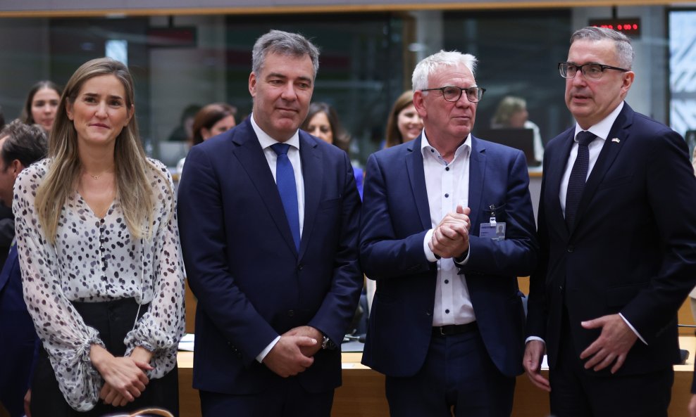 Ministri zaštite okoliša Španjolske, Danske, Njemačke i Estonije Sara Aagesen, Lars Aagaard, Jochen Flasbarth, Andres Sutt