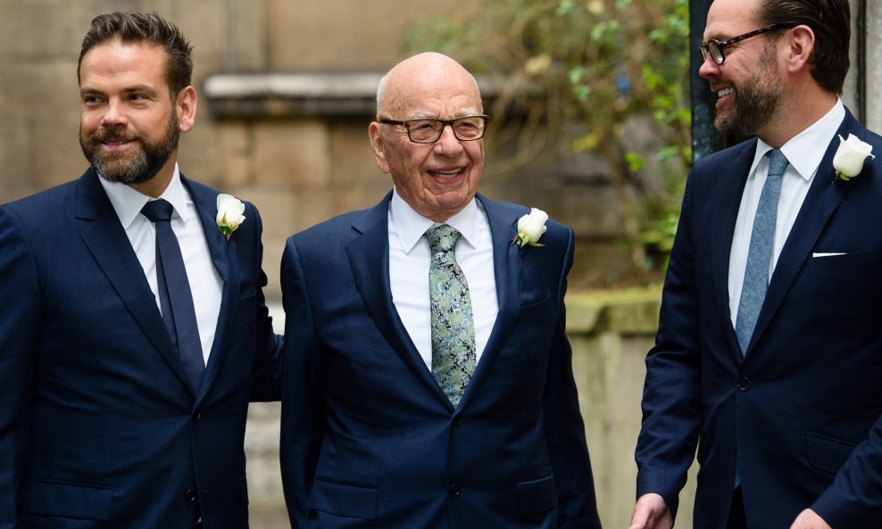 Lachlan, Rupert i James Murdoch