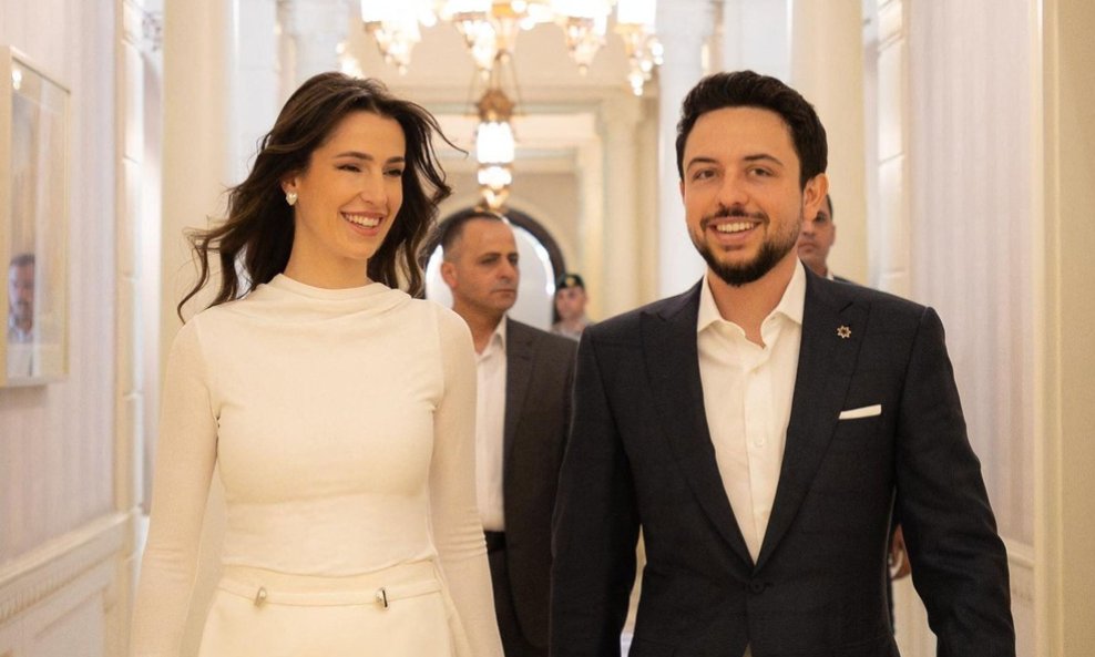 Princ Hussein i princeza Rajwa