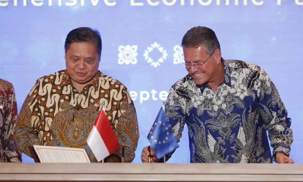 Potpisivanje trgovinskog ugovora između EU i Indonezije