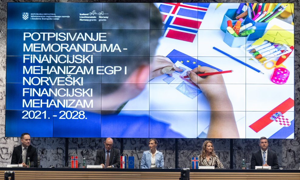 Potpisivanje memoranduma o suglasnosti o provedbi Financijskog mehanizma EGP-a i Norveškog financijskog mehanizma