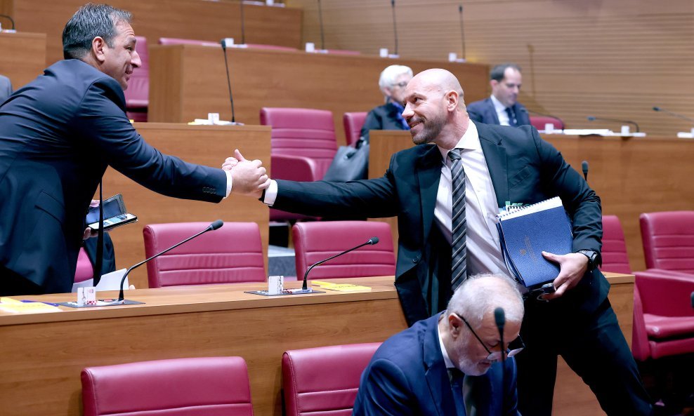 Ministar pravosuđa Damir Habijan na početku saborske sjednice