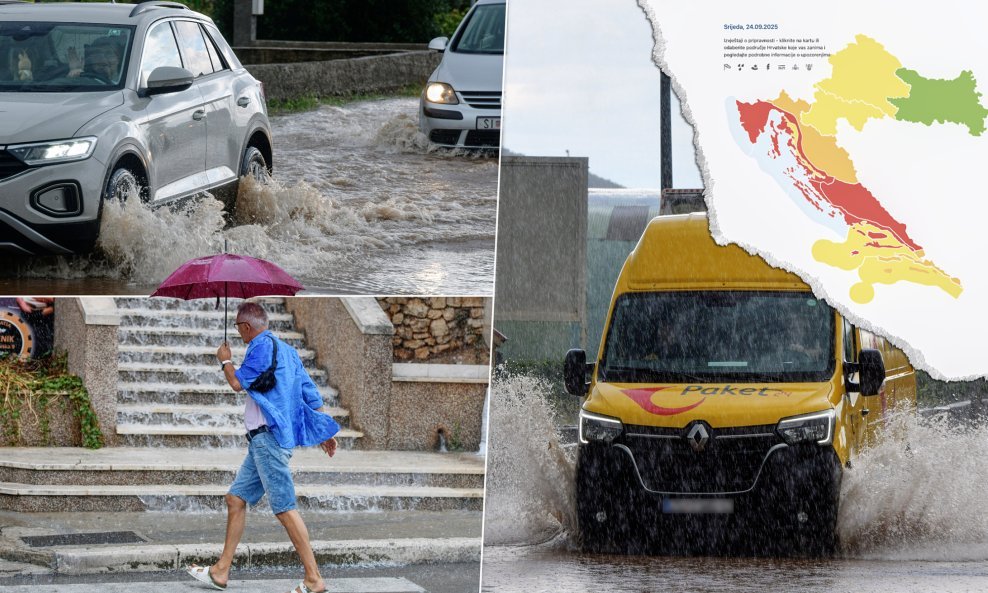 Nevrijeme u Dalmaciji