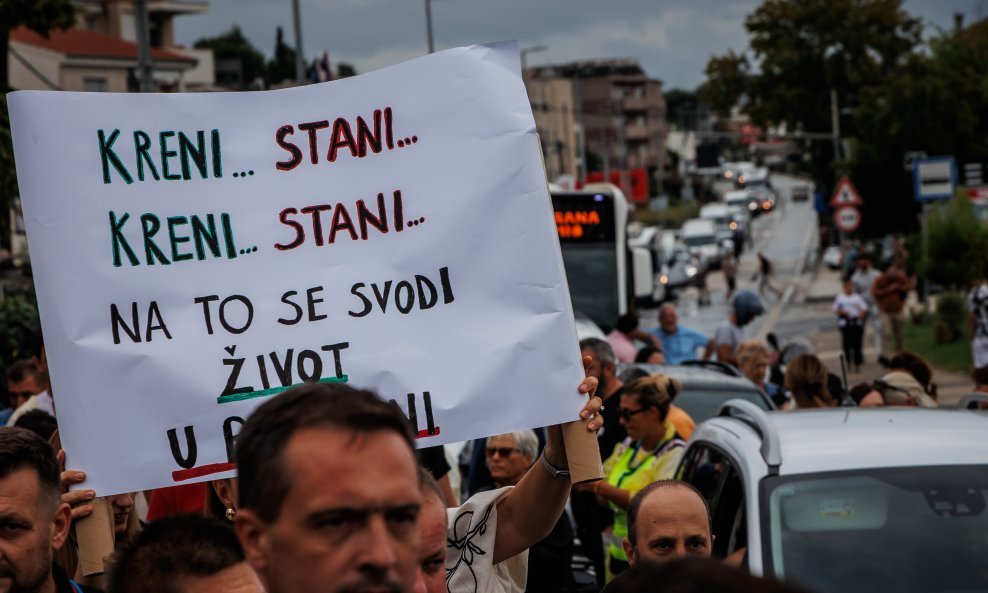 Prosvjed u Podstrani