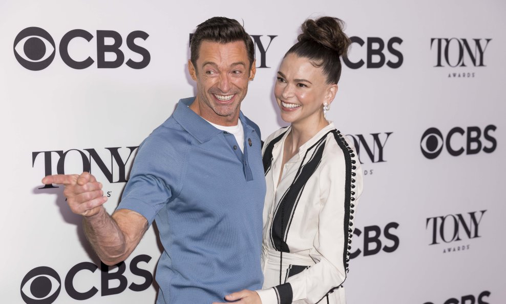 Sutton Foster i Hugh Jackman