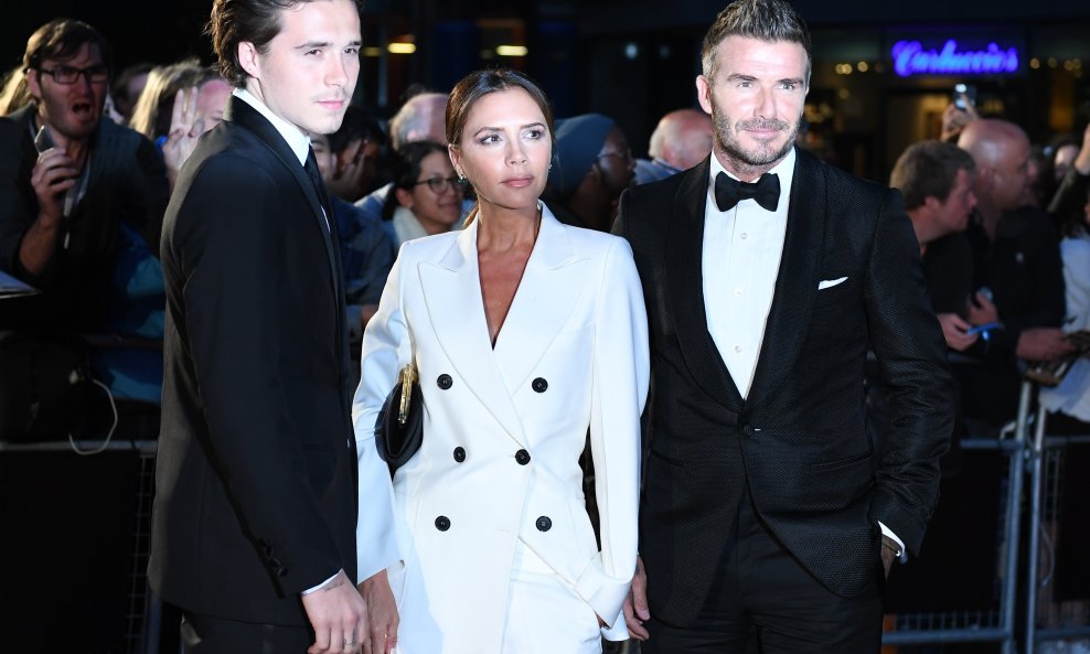 Brooklyn Beckham, Victoria i David Beckham