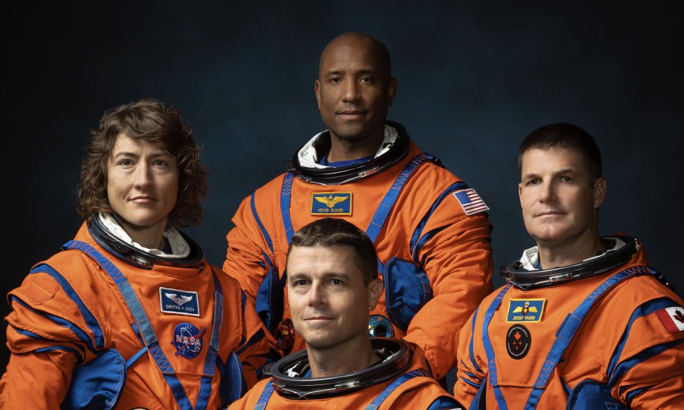 Christina Koch, Jeremy Hansen, Victor Glover i zapovjednik Reid Wiseman
