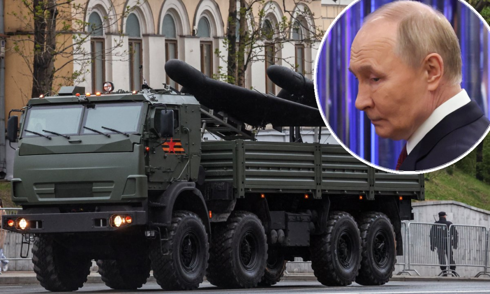 Ruski dron Geran-2 - predsjednik Rusije Vladimir Putin