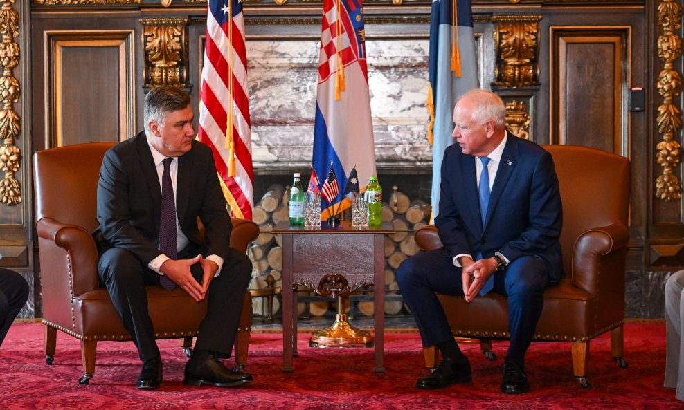 Zoran Milanović i Tim Walz