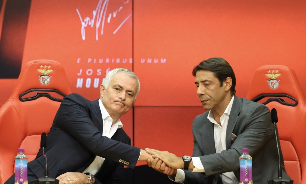 Rui Costa i Jose Mourinho